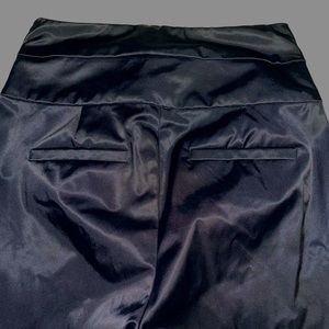 Black Club Monaco satin cigarette pants size 0